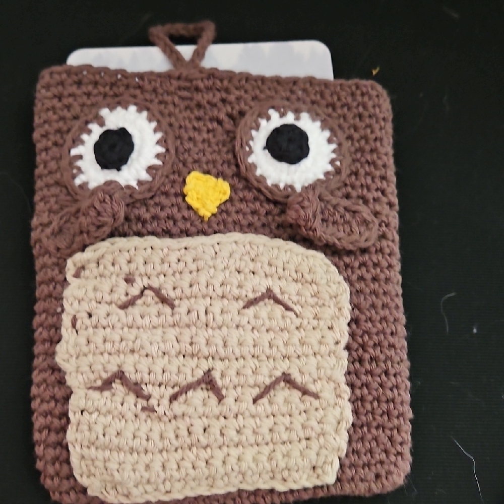 Handmade Owl E-reader Sleeve